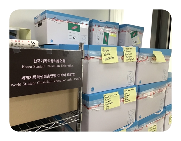 Boxes of AP documents shipped to KSCF